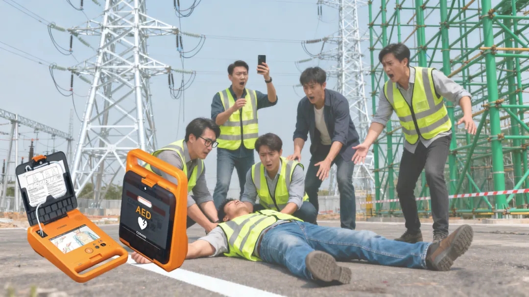 守护600万电力人！AED为何成电力行业 “生命标配”？