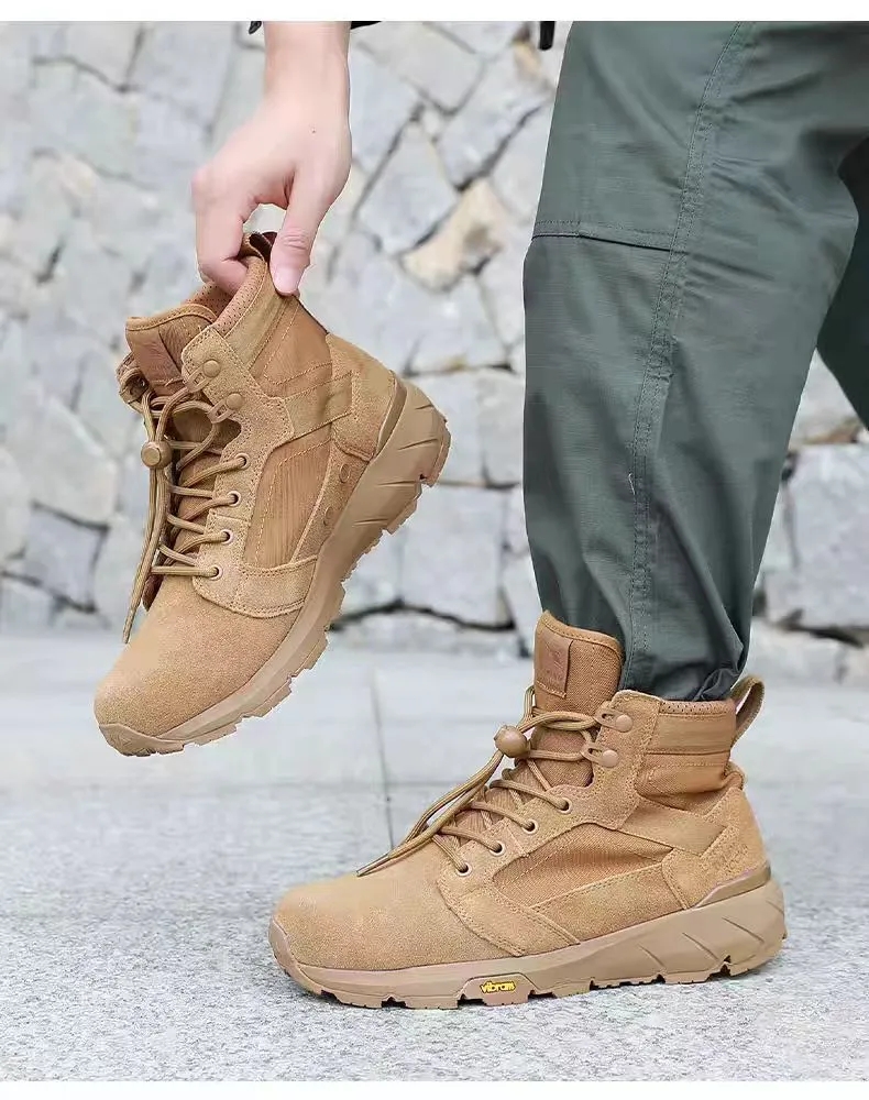 君洛克飞鱼R26016中帮超轻战术靴，顶级配置亲民价格！