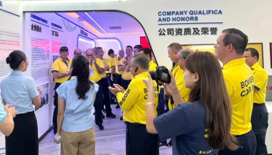 哥斯达黎加国家消防局代表团莅临新宏新科技考察交流 哥斯达黎加国家消防局代表团莅临新宏新科技考察交流