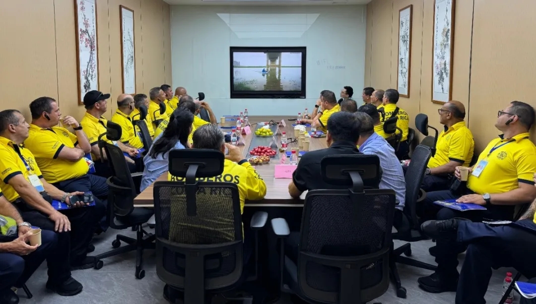 哥斯达黎加国家消防局代表团莅临新宏新科技考察交流 哥斯达黎加国家消防局代表团莅临新宏新科技考察交流